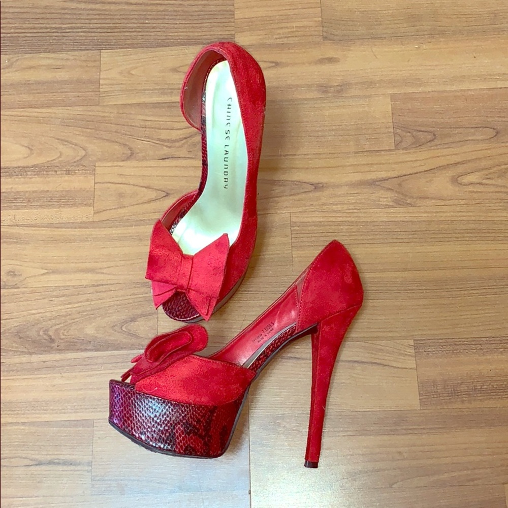 Ruby red heels